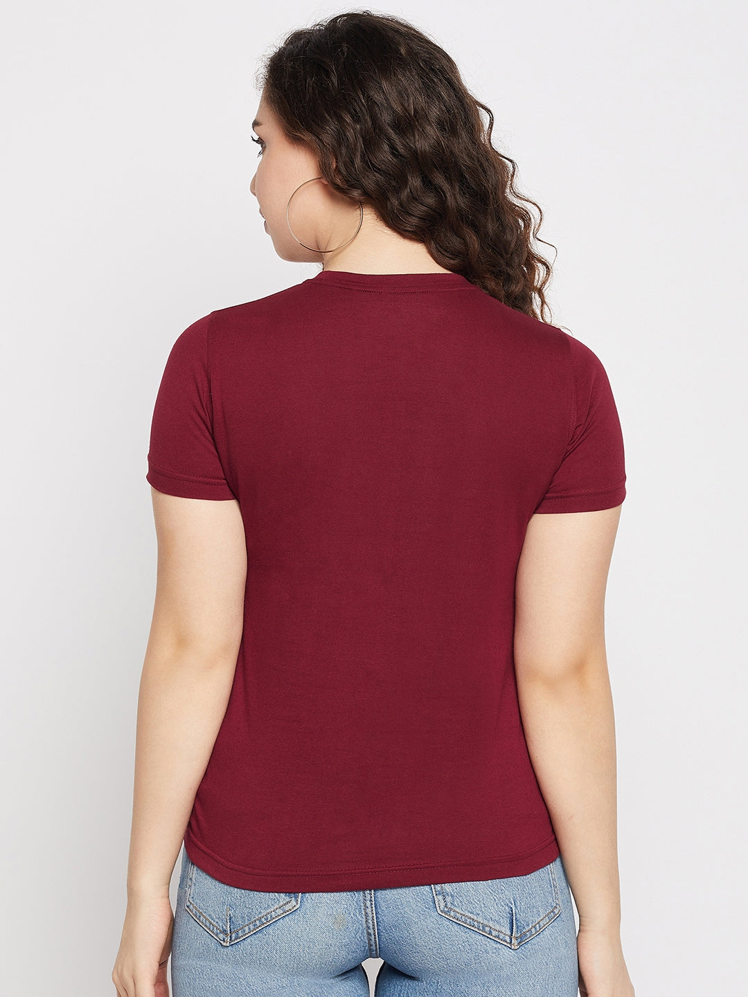 Maroon Round T-shirt