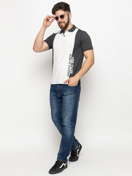 Anthra Melange Polo T-Shirt - clubyork