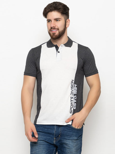 Anthra Melange Polo T-Shirt - clubyork