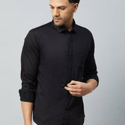 Black Full Sleeve Casual Shirt - clubyork