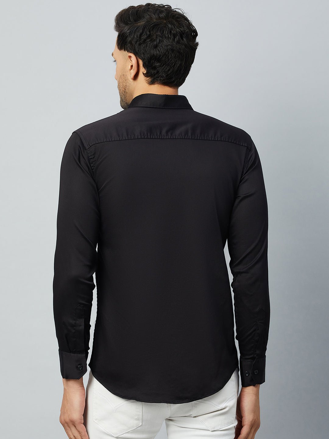 Black Full Sleeve Casual Shirt - clubyork