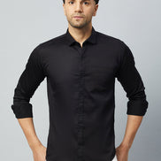 Black Full Sleeve Casual Shirt - clubyork