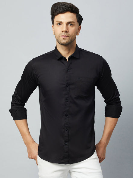 Black Full Sleeve Casual Shirt - clubyork