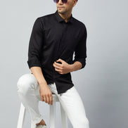 Black Full Sleeve Casual Shirt - clubyork