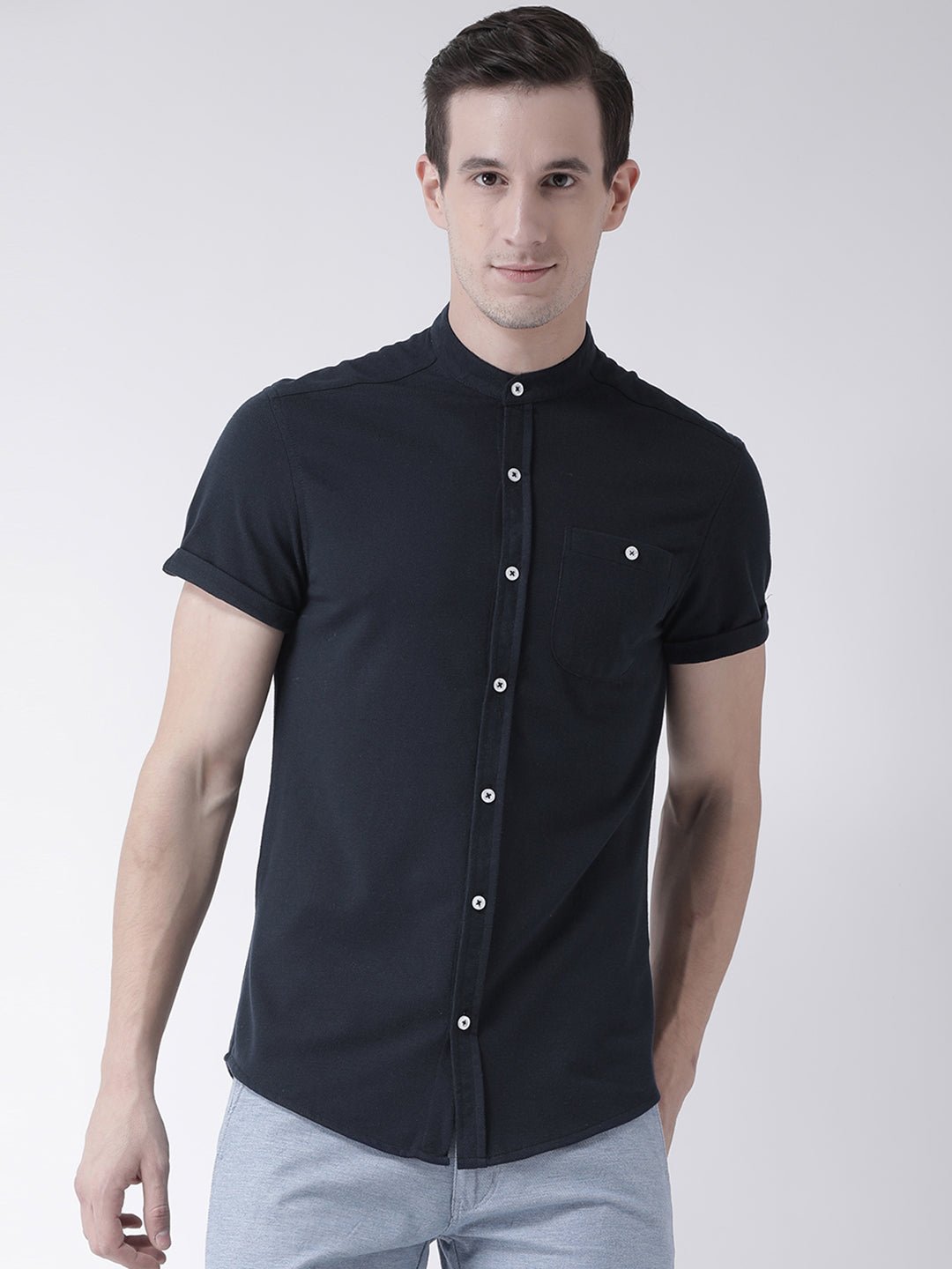 Black Knitted Shirt - clubyork