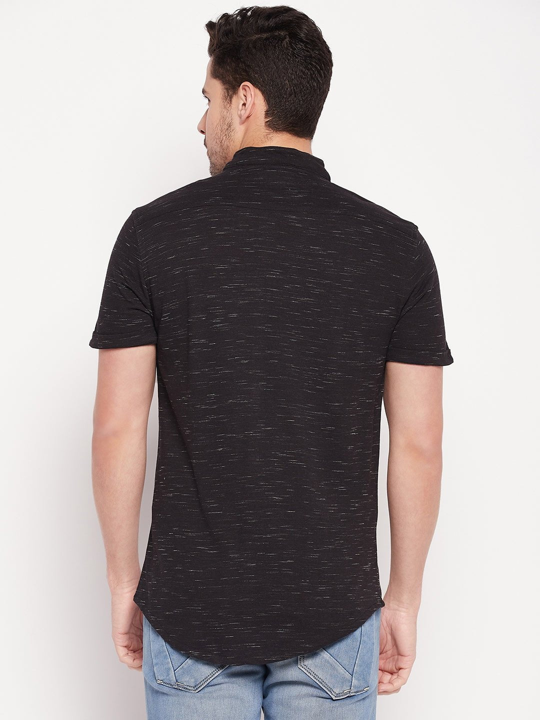 Black Knitted Shirt - clubyork