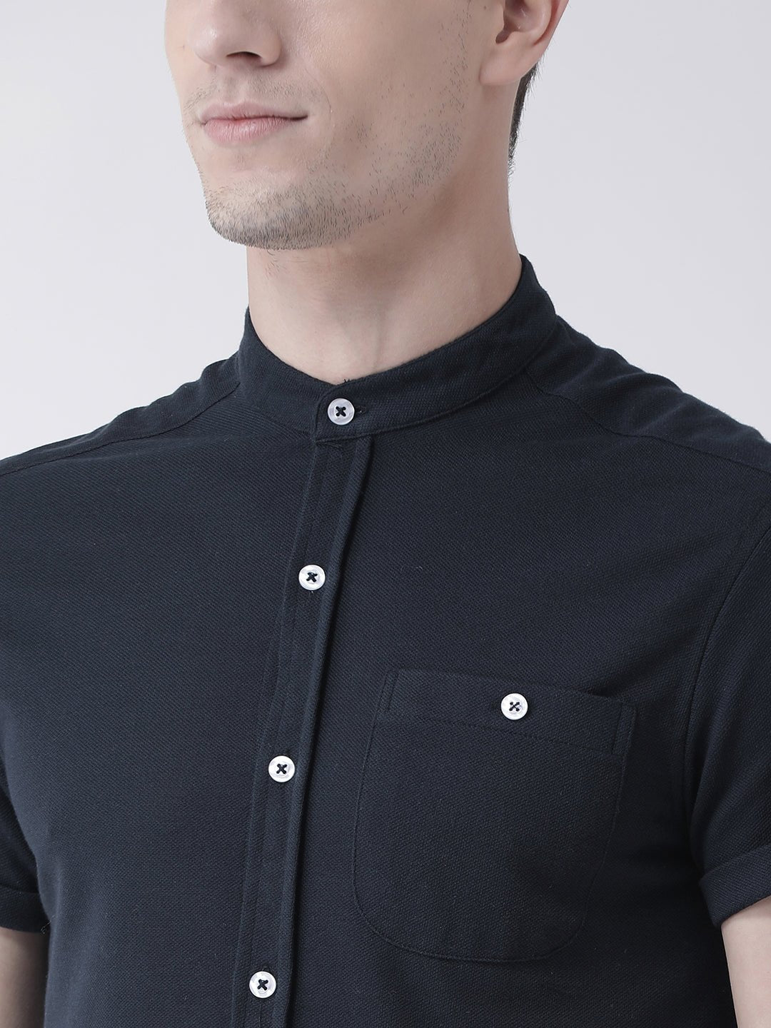 Black Knitted Shirt - clubyork