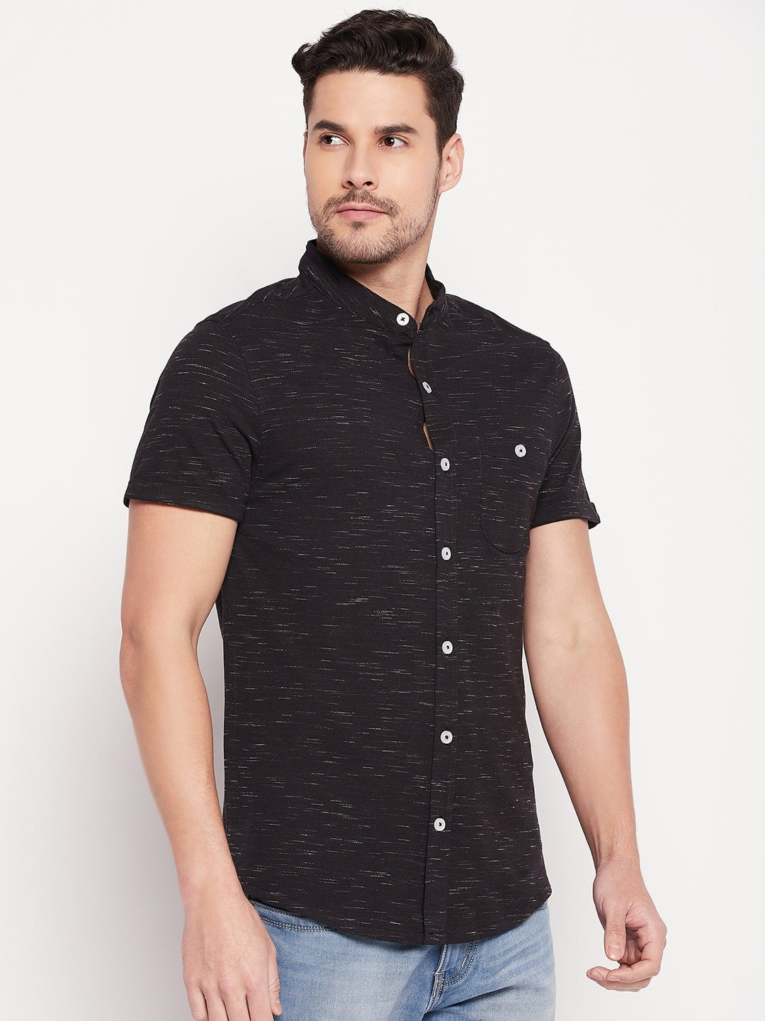 Black Knitted Shirt - clubyork