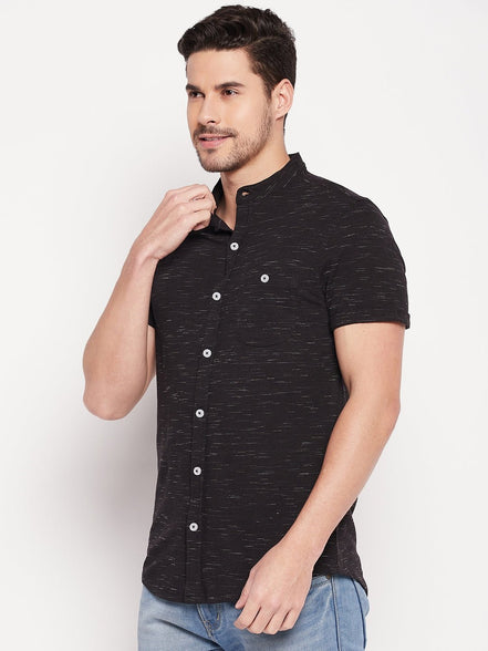 Black Knitted Shirt - clubyork