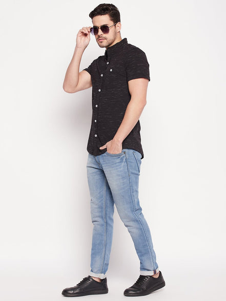 Black Knitted Shirt - clubyork