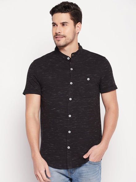 Black Knitted Shirt - clubyork