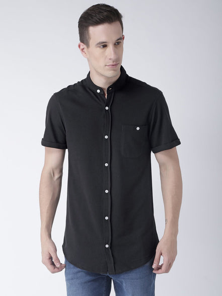 Black Knitted Shirt - clubyork