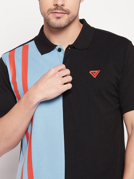 Black Polo T-shirt - clubyork