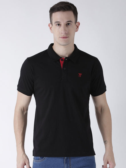 Black Polo T-Shirt - clubyork