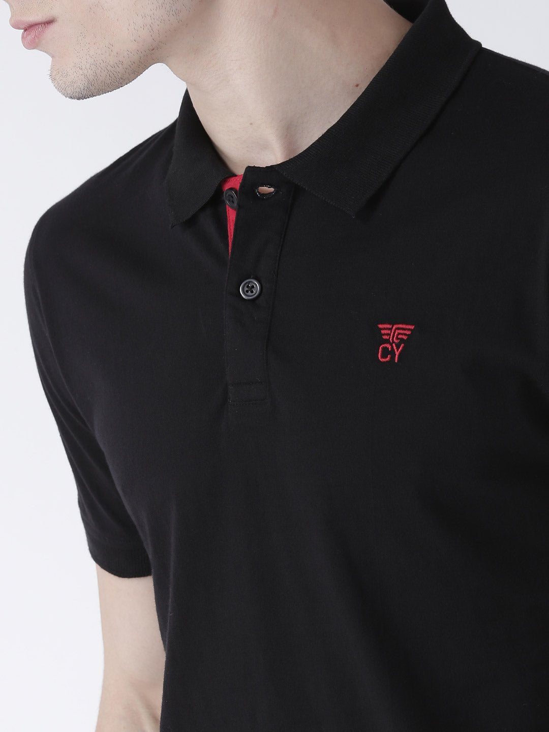 Black Polo T-Shirt - clubyork