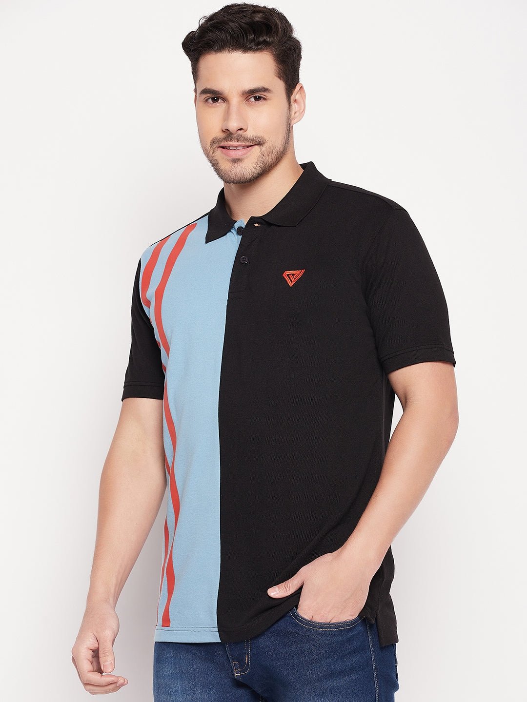 Black Polo T-shirt - clubyork