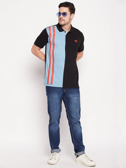 Black Polo T-shirt - clubyork