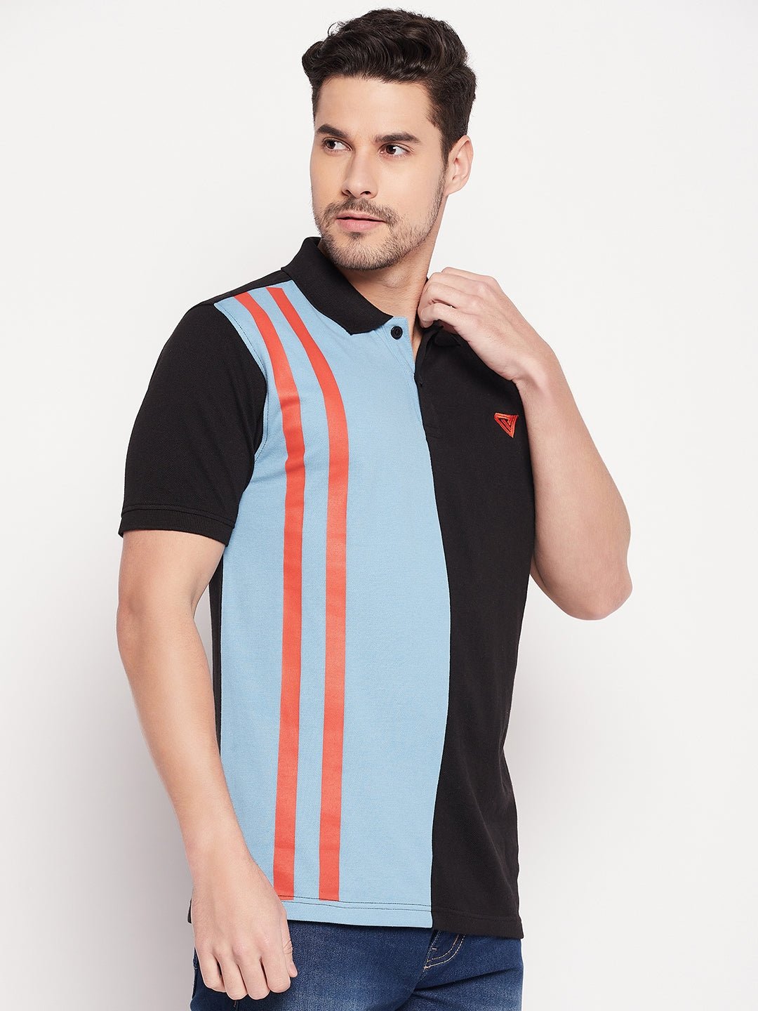 Black Polo T-shirt - clubyork