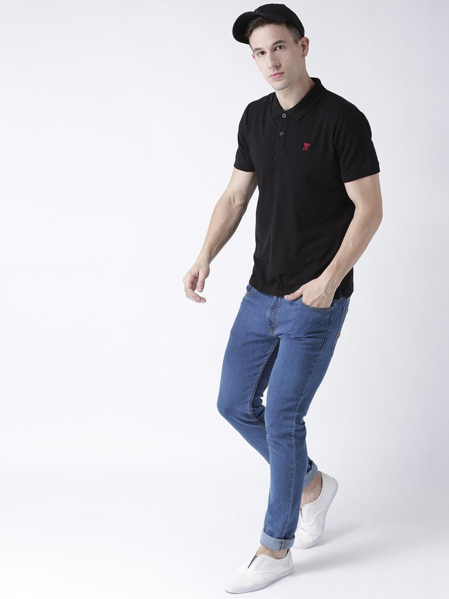 Black Polo T-Shirt - clubyork