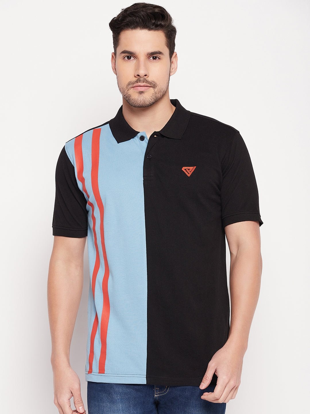 Black Polo T-shirt - clubyork
