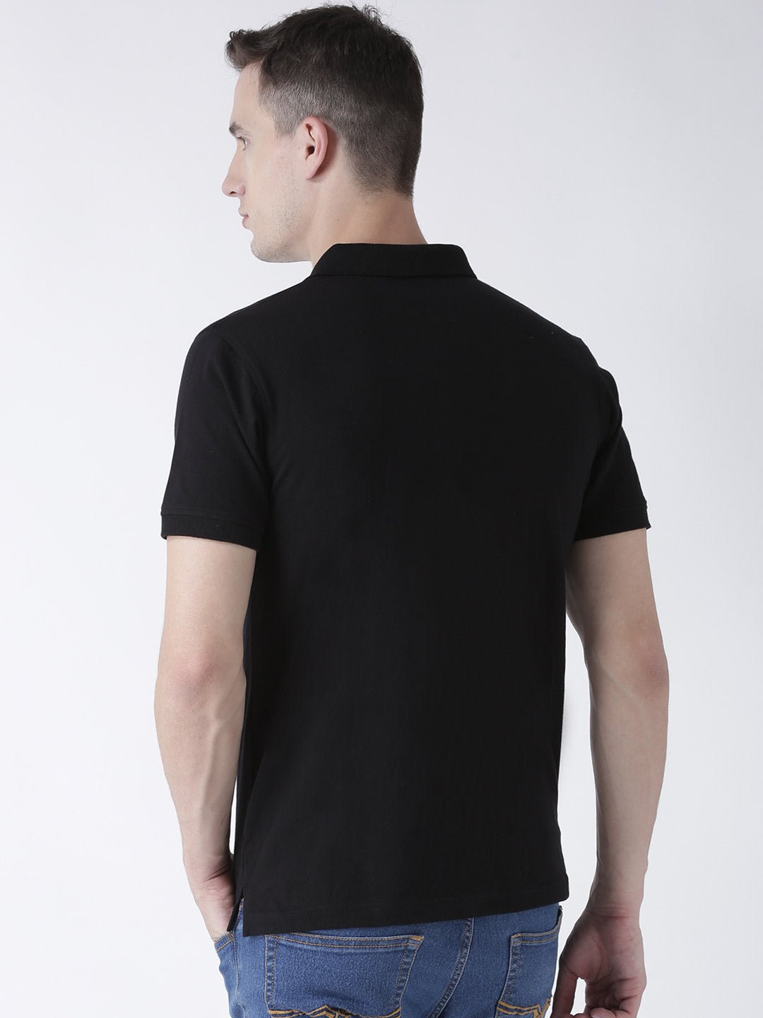 Black Polo T-Shirt - clubyork