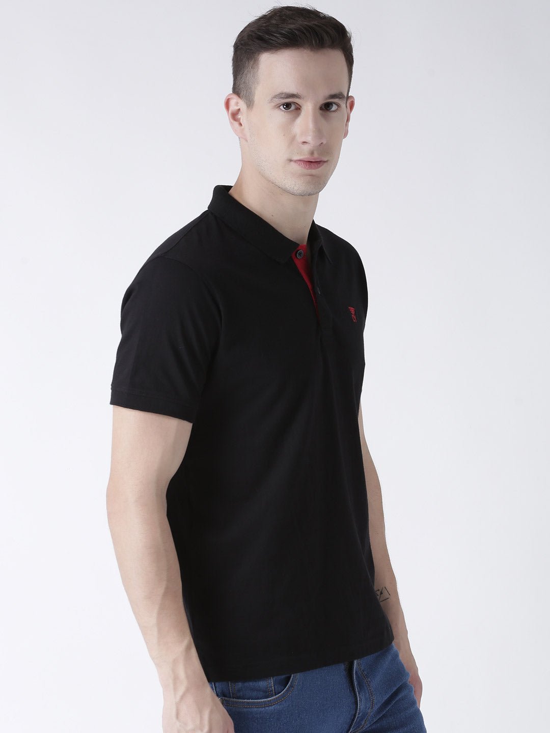 Black Polo T-Shirt - clubyork