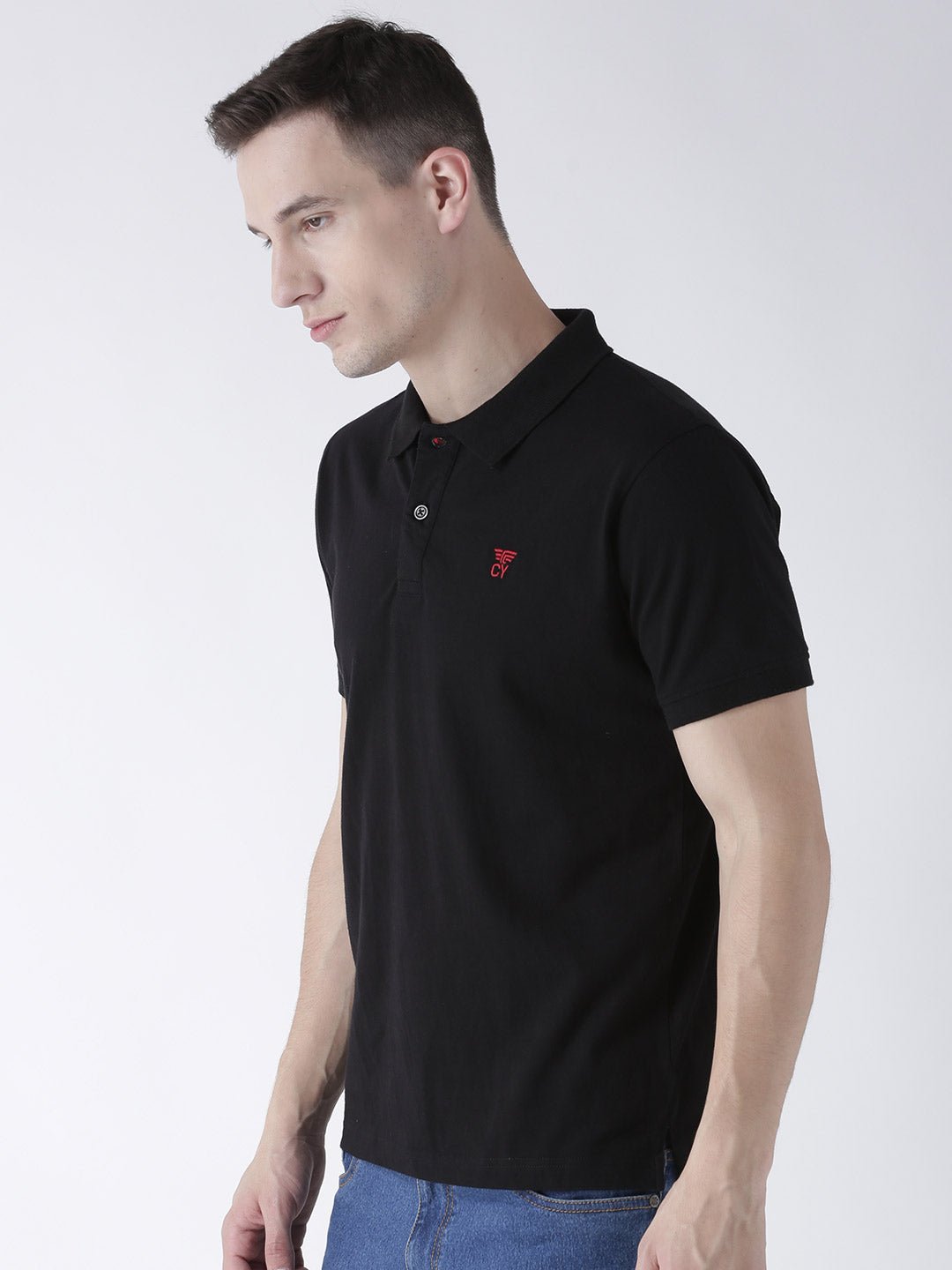 Black Polo T-Shirt - clubyork