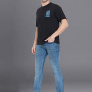 Black Round T-Shirt - clubyork