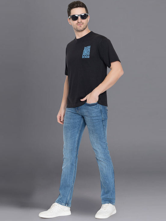 Black Round T-Shirt - clubyork