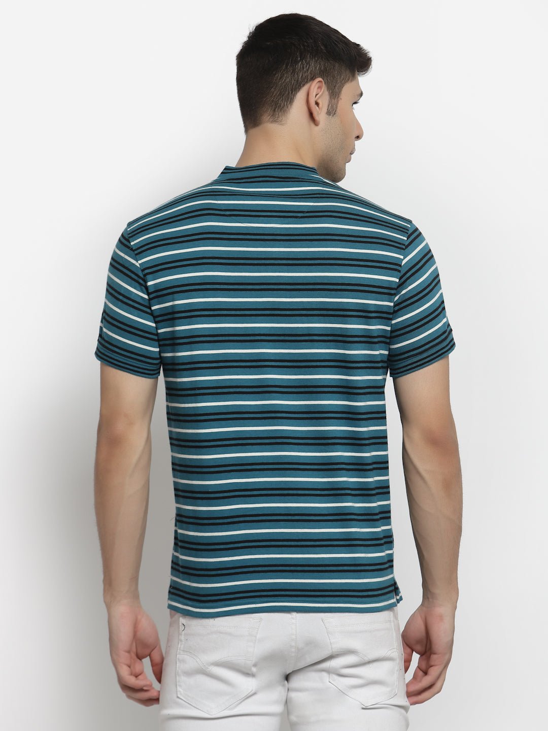 Blue Henley T-Shirt - clubyork