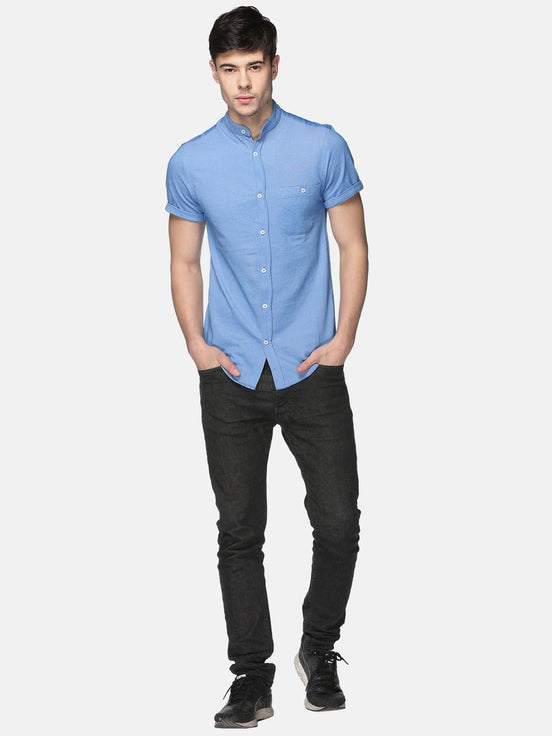 Blue Knitted Shirt - clubyork