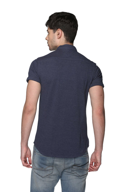 Blue Knitted Shirt - clubyork