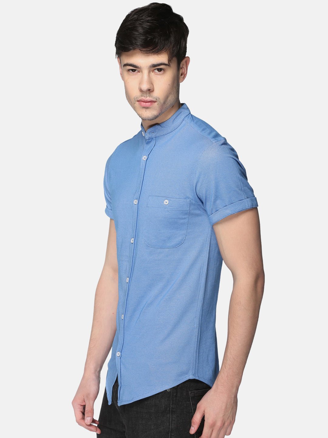 Blue Knitted Shirt - clubyork