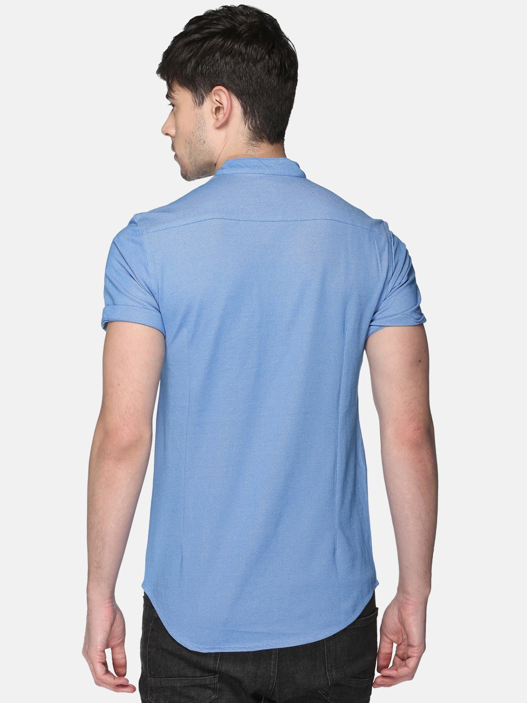 Blue Knitted Shirt - clubyork