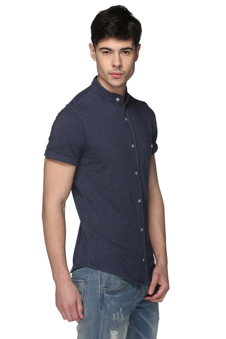 Blue Knitted Shirt - clubyork