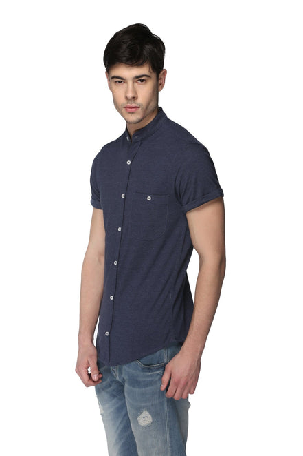 Blue Knitted Shirt - clubyork