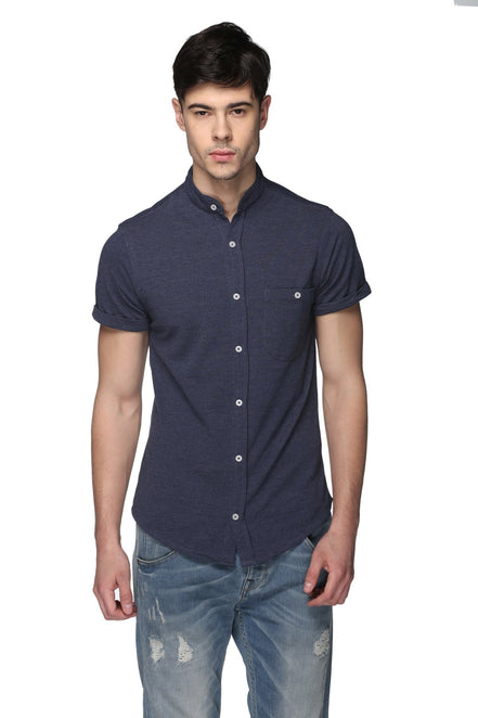 Blue Knitted Shirt - clubyork