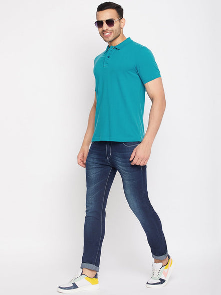 Blue Polo T-Shirt - clubyork