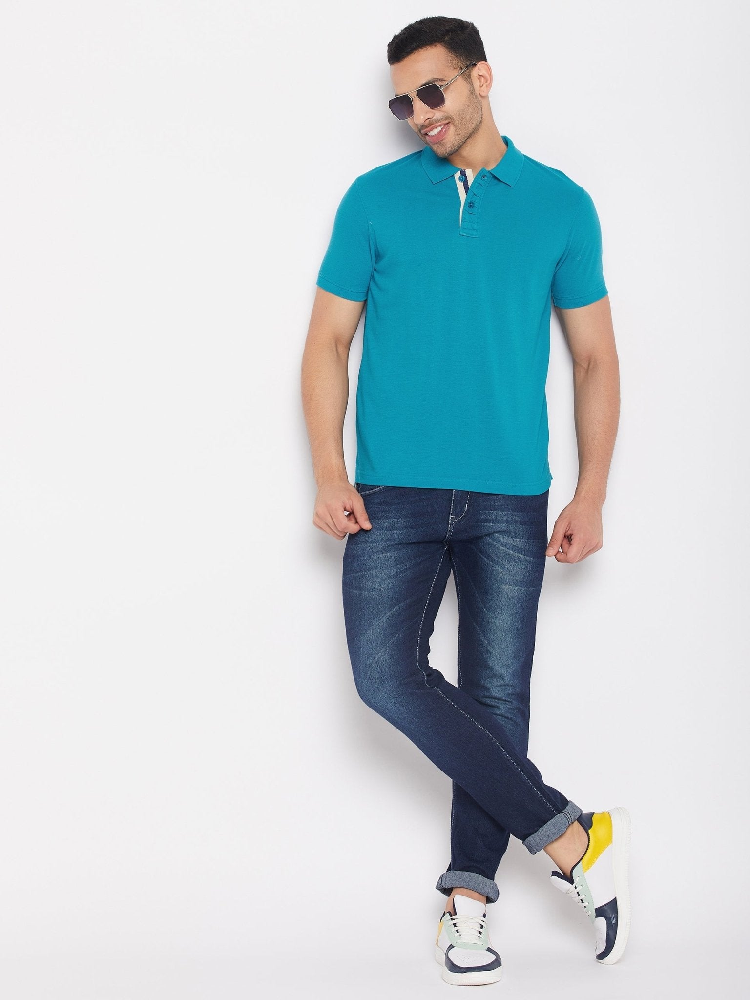 Blue Polo T-Shirt - clubyork