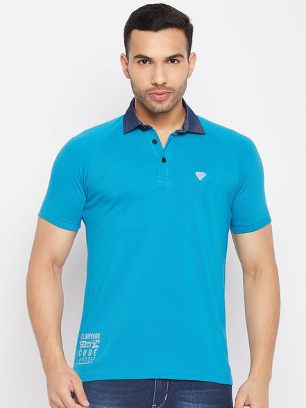 Blue Polo T-Shirt - clubyork