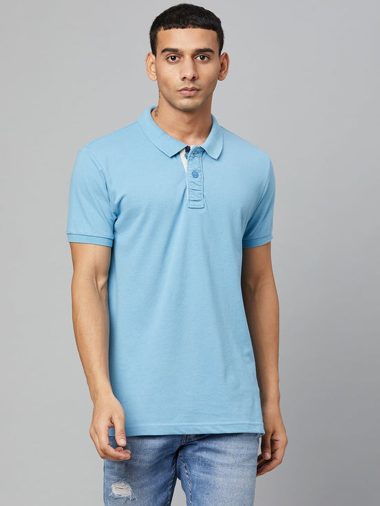 Blue Polo T-Shirt - clubyork