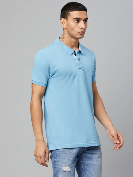 Blue Polo T-Shirt - clubyork