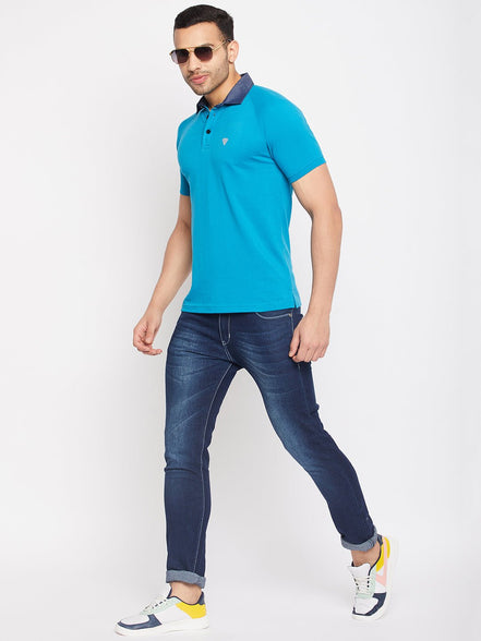 Blue Polo T-Shirt - clubyork