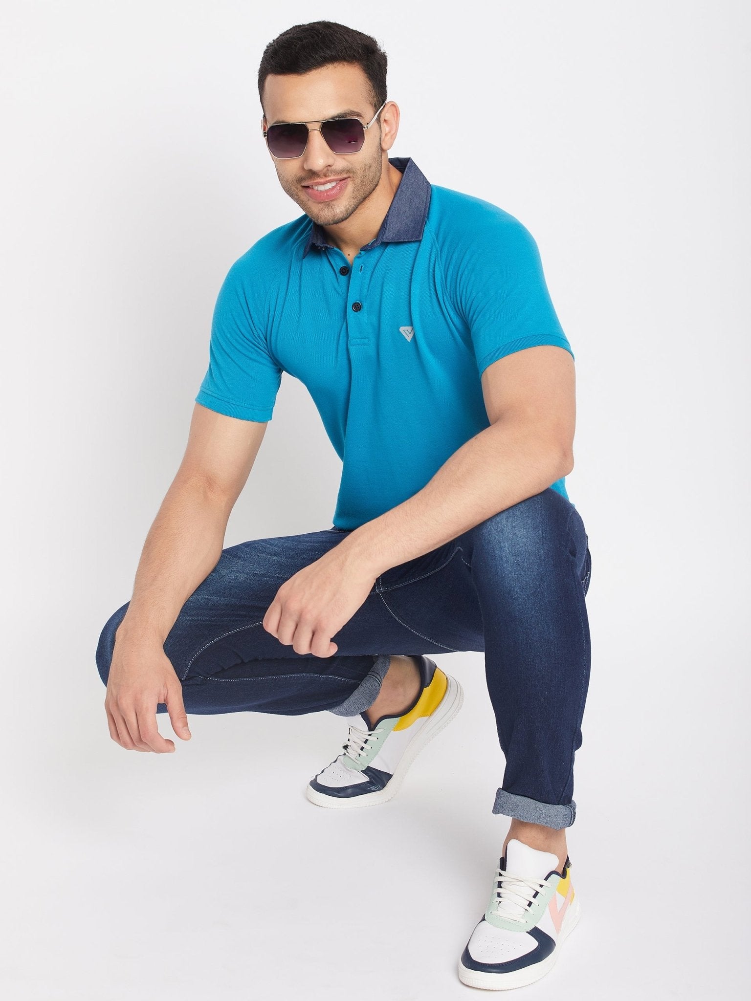 Blue Polo T-Shirt - clubyork