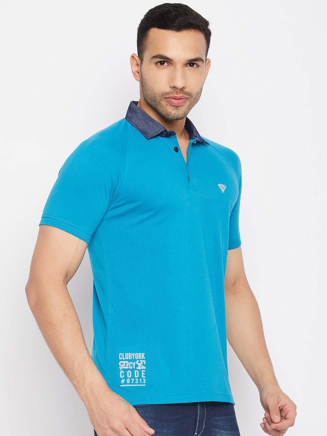 Blue Polo T-Shirt - clubyork