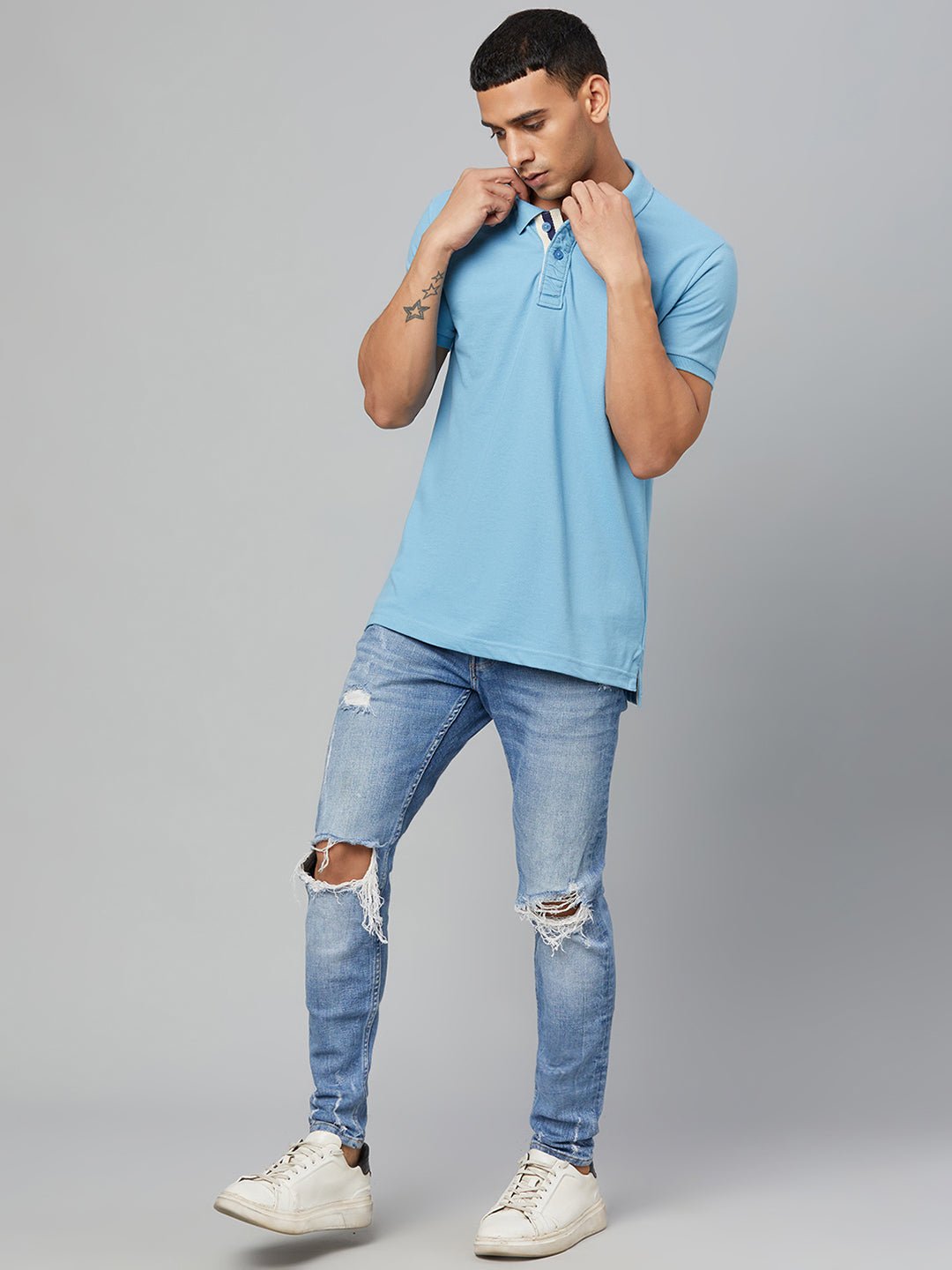 Blue Polo T-Shirt - clubyork