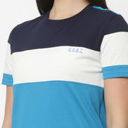 Blue Round Neck T-Shirt - clubyork