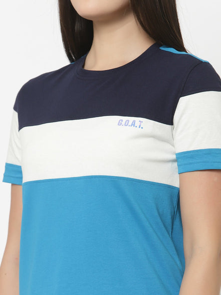 Blue Round Neck T-Shirt - clubyork