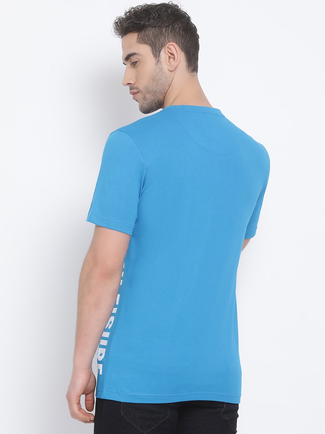 Blue Round Neck T-Shirt - clubyork