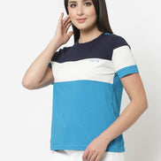 Blue Round Neck T-Shirt - clubyork